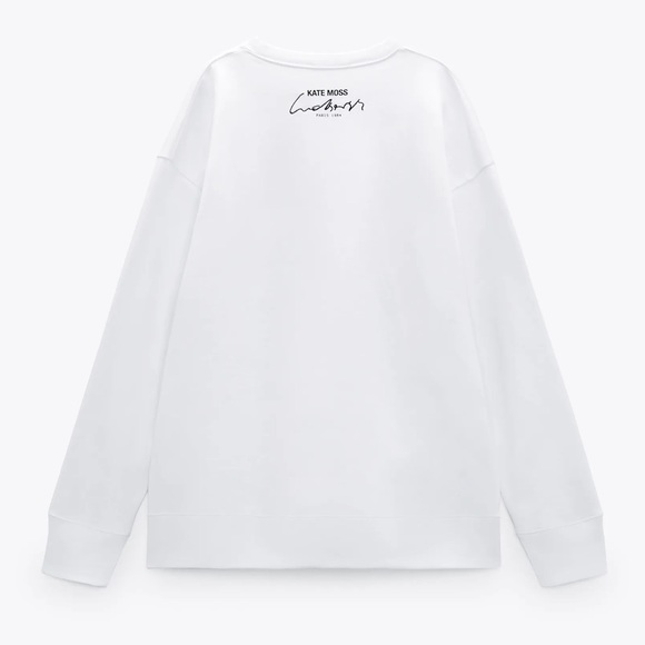 zara kate moss sweatshirt